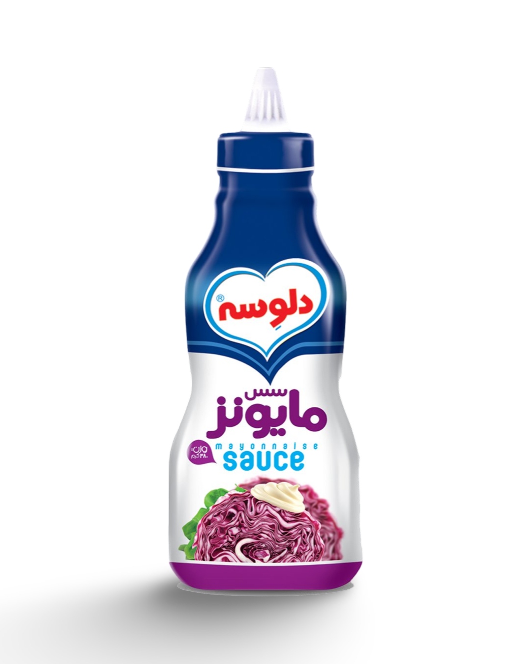 سس مایونز فشاری 380 گرمی دلوسه