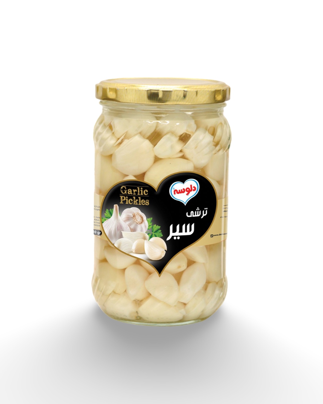 ترشی سیر680 گرمی دلوسه