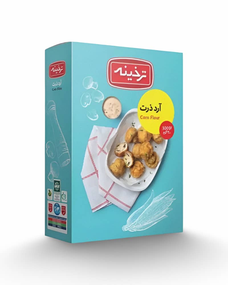 آرد ذرت 250 گرمی ترخینه