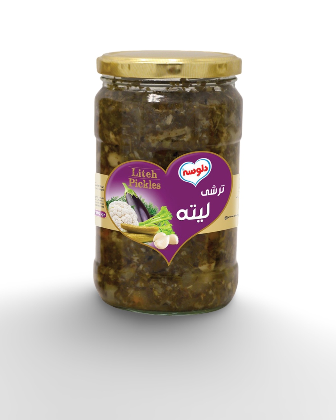 ترشی لیته 450 گرمی دلوسه