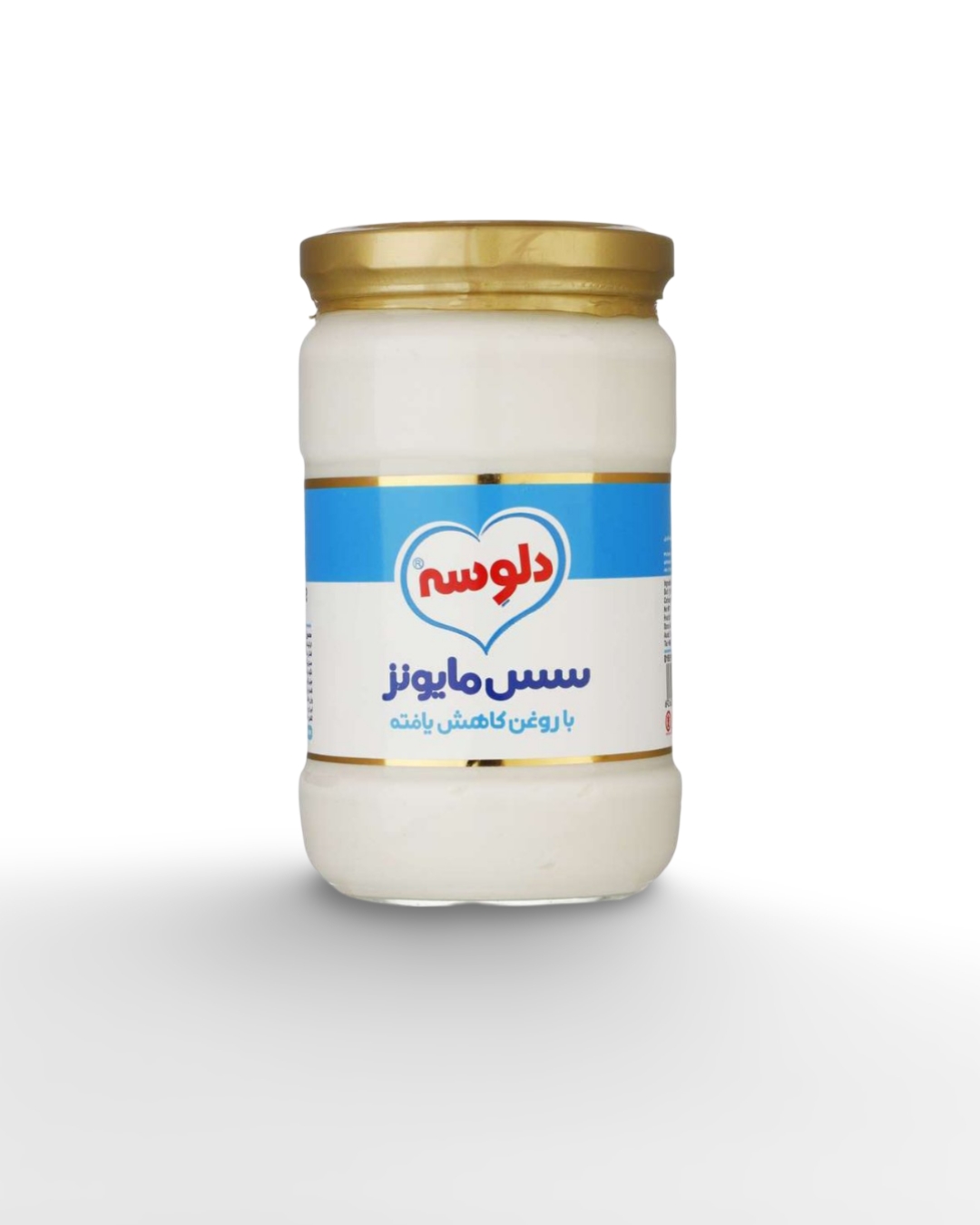 سس مایونز با روغن کاهش یافته شیشه 580 گرمی دلوسه