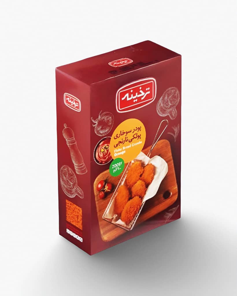 پودر سوخاری پولکی نارنجی ترخینه