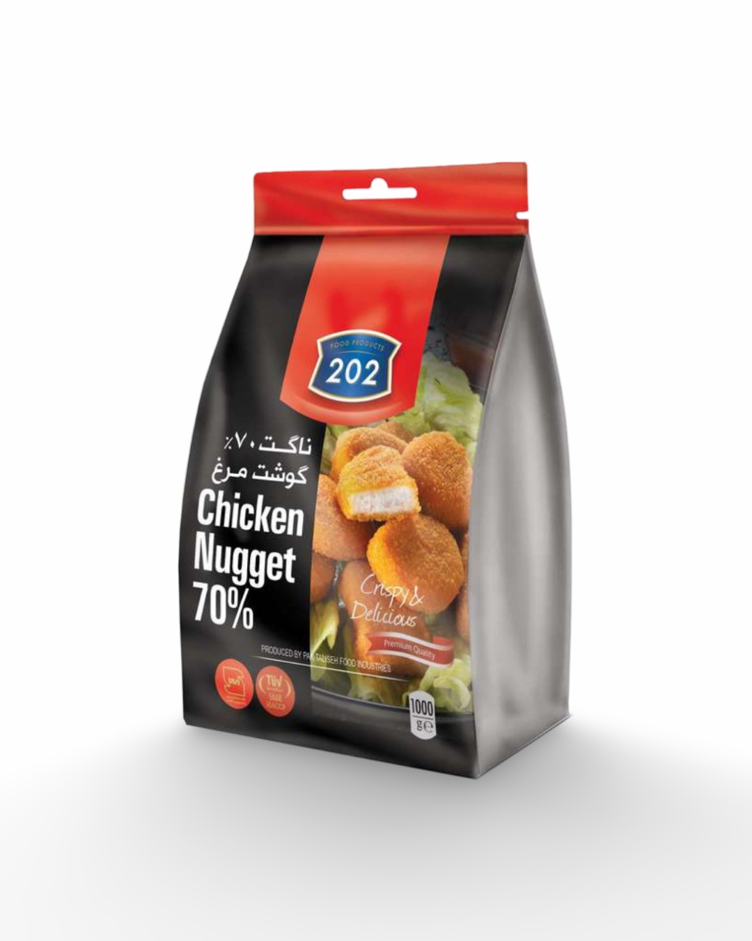 ناگت مرغ پاکت 1000 گرمی 202