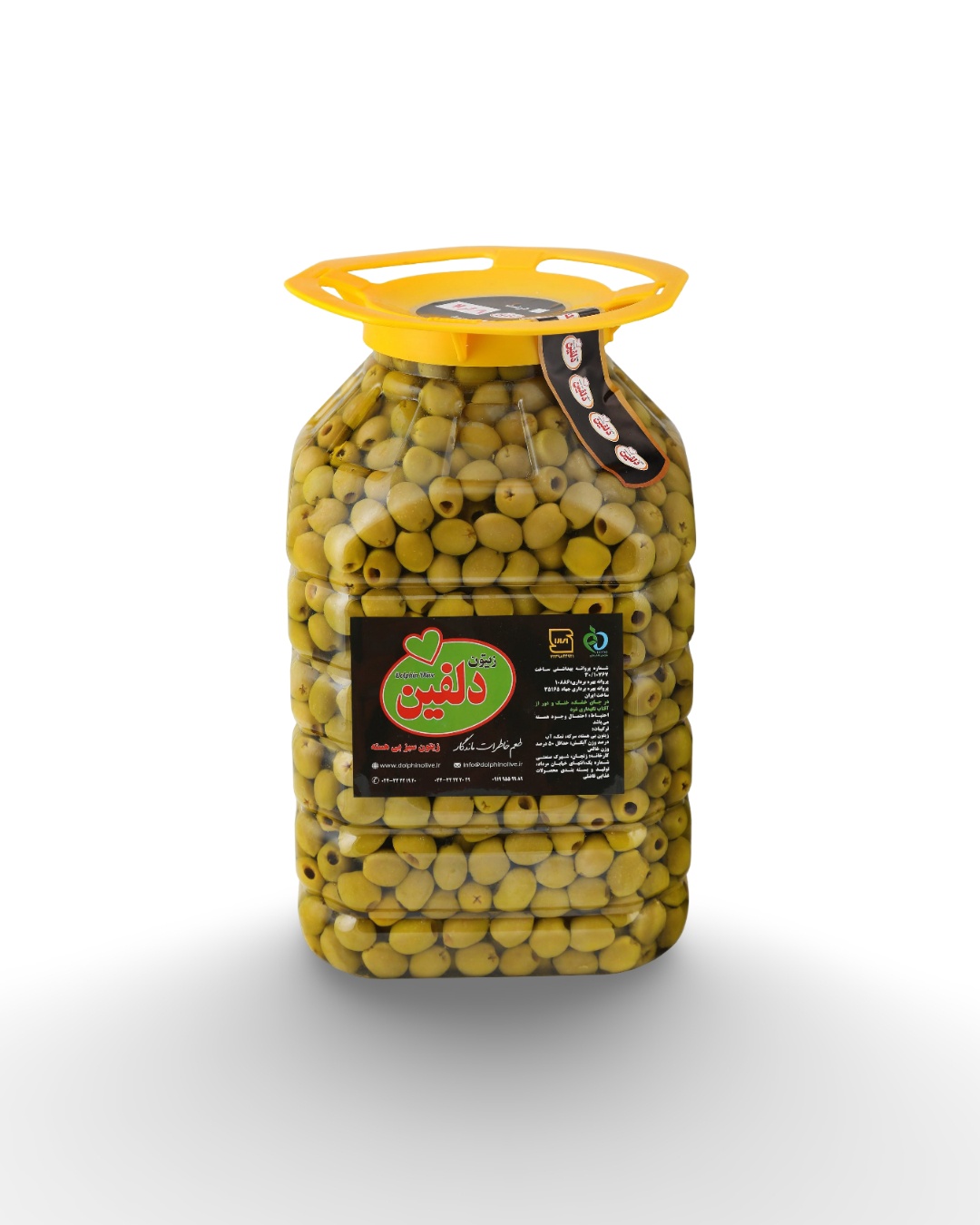 زیتون بی هسته ویژه 5 کیلویی دلفین (تاپ)